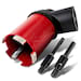 Dosensenker Red Force - 82 mm - SDS-Plus Set mit Absaugung