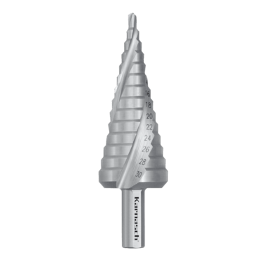 Karnasch - HSS Stufenbohrer - spiral genutet