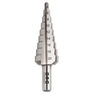 Bohrcraft - HSS Stufenbohrer - gerade genutet