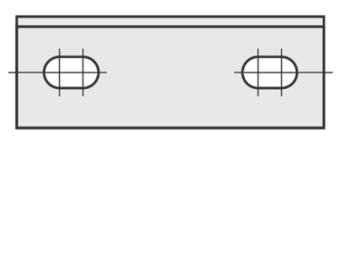 Spezial Wendeschneideplatten Rechteck mit 2 Löchern System OERTLI