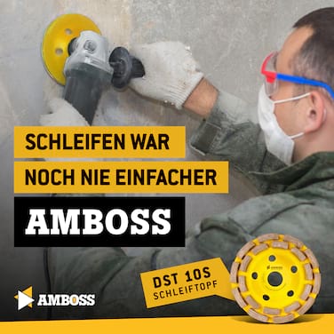 Amboss DST 10S Diamant Schleiftopf 125 x  22.2mm