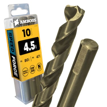 10 x HSS-ECo SPEED Force Metallbohrer DIN 338 - Ø:4.5 mm