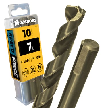 10 x HSS-ECo SPEED Force Metallbohrer DIN 338 - Ø:7 mm