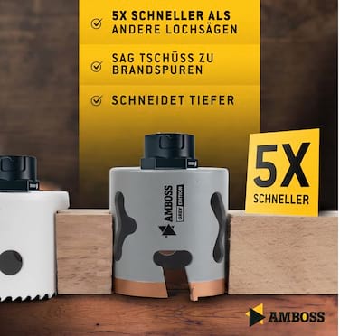 Amboss HM Multifunktions-Lochsäge Ø32 mm (ohne Aufnahme)