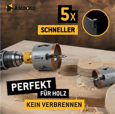 Amboss HM Multifunktions-Lochsäge Ø32 mm (ohne Aufnahme)