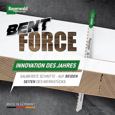 10x Bayerwald Bent Force Stichsägeblätter 130/105mm
