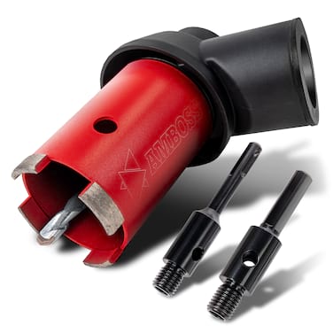 Dosensenker Red Force - 68 mm - SDS-Plus Set mit Absaugung