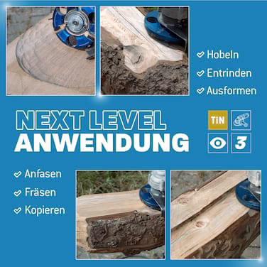 3x NeoPlane Ersatzmesser für Frässcheibe