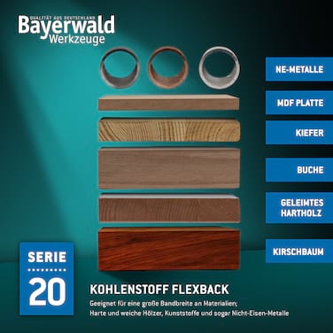 Bayerwald Holz Bandsägeblatt <br> 2240 x 16 x 0.65 x 6 ZpZ