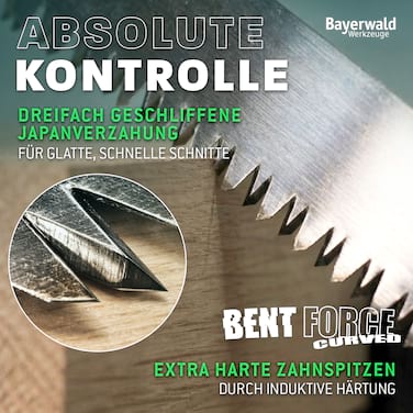 3x Bayerwald Werkzeuge Säbelsägeblatt Bent Force curved Länge 300 mm