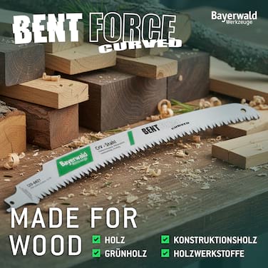 2x Bayerwald Werkzeuge Säbelsägeblatt Länge 380 mm