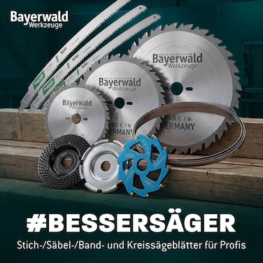 5x Bayerwald Werkzeuge Säbelsägeblatt Länge 300 mm
