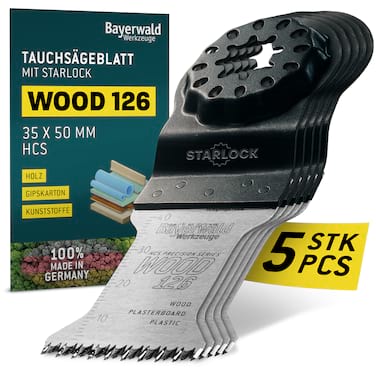 5x Bayerwald SL HCS Tauchsägeblatt 35x50mm