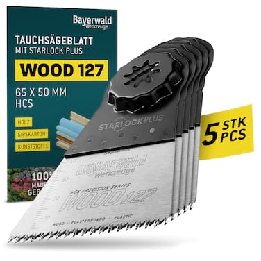5x Bayerwald SLP HCS Tauchsägeblatt 65x50mm