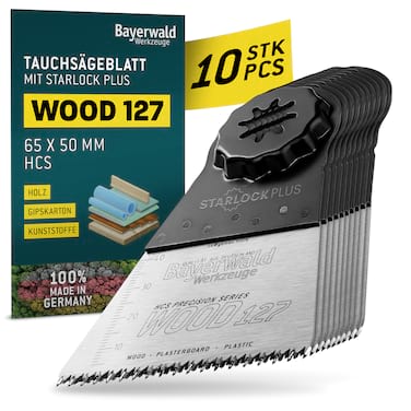 10x Bayerwald SLP HCS Tauchsägeblatt 65x50mm