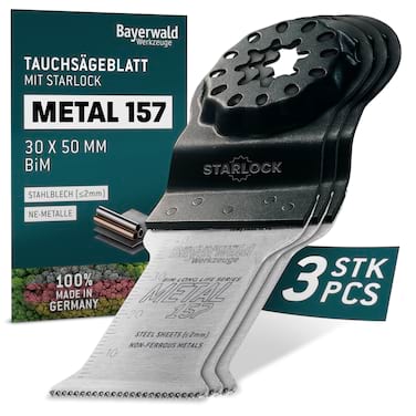 3x Bayerwald SL BiM Tauchsägeblatt 30x50mm