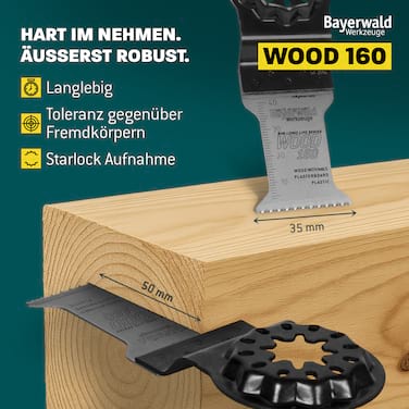 1x Bayerwald SL BiM Tauchsägeblatt 35x50mm