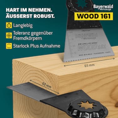 1x Bayerwald SLP BiM Tauchsägeblatt 65x50mm