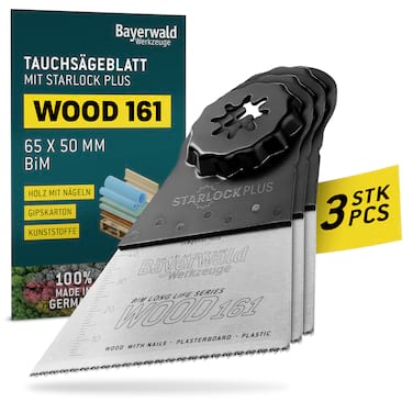 3x Bayerwald SLP BiM Tauchsägeblatt 65x50mm