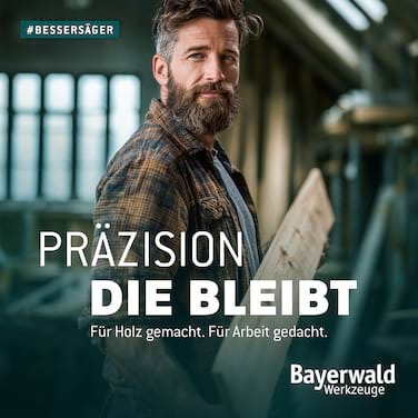 HSS Bohrer Bayerwald Werkzeuge Pure Edge XC 8-tlg. Set 3-10 mm - Xtra Clean mit Brad Point Zentrierspitze