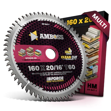 Amboss HM Multi Kreissägeblatt - 160 x 2/1.4 x 20 Z60 FWF passend für Festool TS 55 R   TSC 55
