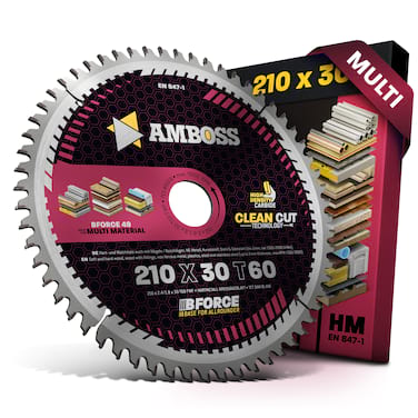 Amboss HM Multi Kreissägeblatt - 210 x 2.4/1.8 x 30 Z60 FWF 