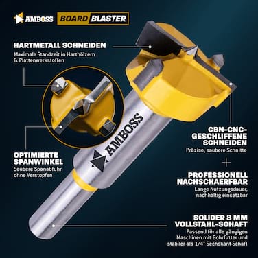 Ø 30 mm Forstnerbohrer - AMBOSS BOARDBLASTER