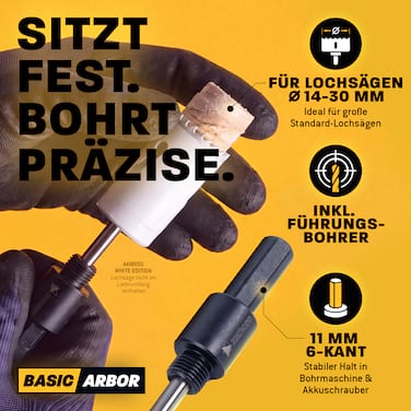 Basic Arbor 11 mm 6 kant 14-30mm