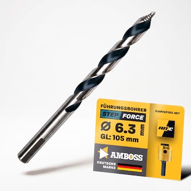 Führungsbohrer Step_force für Amboss ARC Schnellwechselsystem
