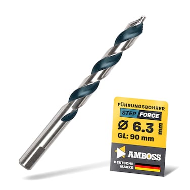 Führungsbohrer Step_force  90mm für Standard Aufnahmen