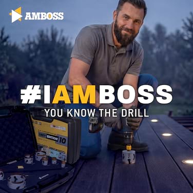 AMBOSS HM Lochsägen Set Grey Edition   20-83mm 14 tlg.
