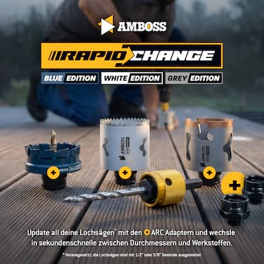 Amboss HM Lochsäge 68 mm-(inkl. 6 kant Standardaufnahme)