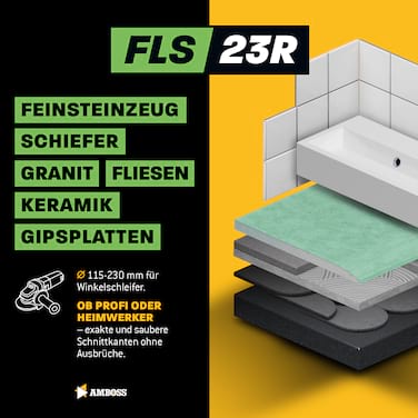 FLS 23R Diamant Trennscheibe 115 x 1.2 x 22.2
