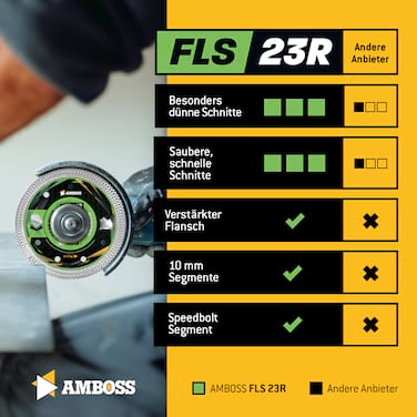 FLS 23R Diamant Trennscheibe 115 x 1.2 x 22.2