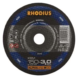 25x Rhodius KSM Metall Trennscheibe | Ø150 mm - Dicke 3 mm -  Bohrung 22.23 mm | Form: gerade | 200548