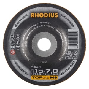 25x Rhodius RS24 Schruppschleifscheibe 115x7x22.23 mm | 200349