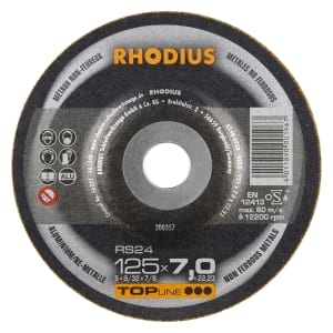 1x Rhodius RS24 Schruppschleifscheibe 125x7x22.23 mm | 200357