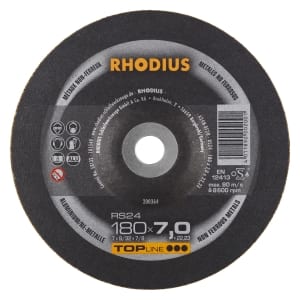 10x Rhodius RS24 Schruppschleifscheibe 180x7x22.23 mm | 200364