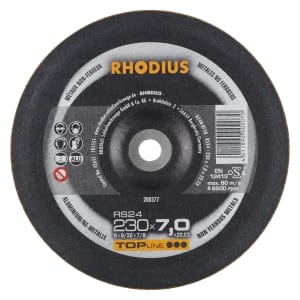 10x Rhodius RS24 Schruppschleifscheibe 230x7x22.23 mm | 200377