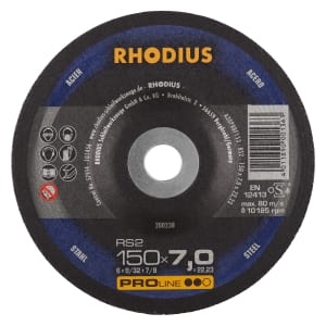 10x Rhodius RS2 Schruppschleifscheibe 150x7x22.23 mm | 200238
