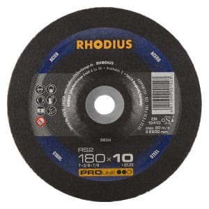 10x Rhodius RS2 Schruppschleifscheibe 180x10x22.23 mm | 200266