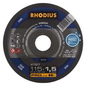 50x Rhodius XT67 Metall Trennscheibe | Ø115 mm - Dicke 1.5 mm -  Bohrung 22.23 mm | Form: gerade | 202378