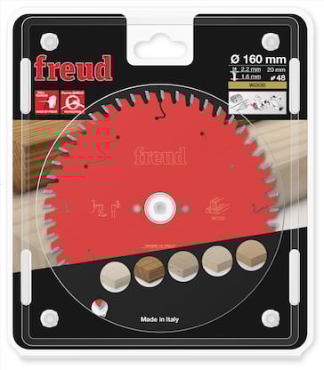 Freud HM Akku- Handkreissägeblatt - 160 x 2.2/1.6 x 20 Z48 WZ