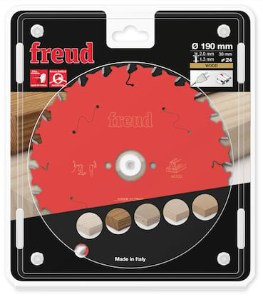 Freud HM Tischkreissägeblatt - 190 x 2/1.3 x 30 Z24 WZ 