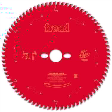 Freud HM Tischkreissägeblatt - 254 x 2.6/1.8 x 30 Z80 WZ 
