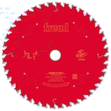 Freud HM Kreissägeblatt für Handkreissägen - 182 x 1.7/1.3 x 19.05 Z40 WZ