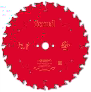 Freud HM Kreissägeblatt für Handkreissägen - 184 x 2.4/1.6 x 16 Z24 WZ