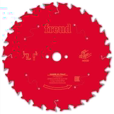 Freud HM Kreissägeblatt für Handkreissägen - 190 x 2.4/1.6 x 16 Z24 WZ