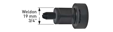 Weldon 19mm Adapter - für Drill Line Ø 6, 8, 10, 11, 12 mm