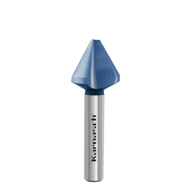 Karnasch Kegelsenker 60 Grad DIN 334 C HSS-XE BLUE-TEC - Kopf: 10 mm Schaft: 6 